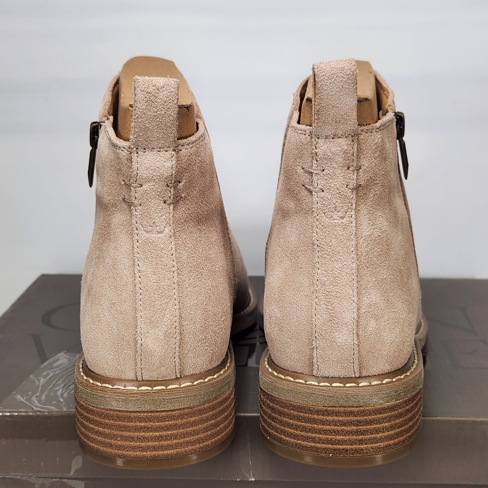 Crown Vintage Booties Women Size 11 Driftwood Suede Gorgie Ankle Boots - Picture 5 of 8